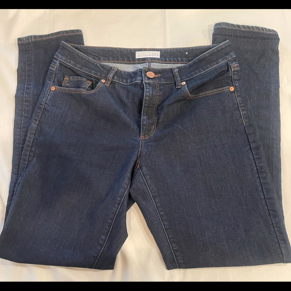 LOFT curvy skinny jeans